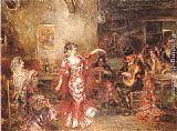Spanish Canvas Paintings - The Spanish Dancer